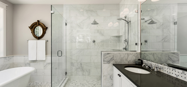 bathroom shower door installation in Ukiah