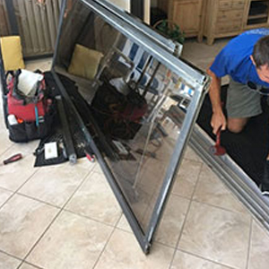 sliding glass door frame repair Ukiah